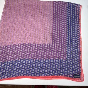Lands End Scarf Cover Up Blue Purple